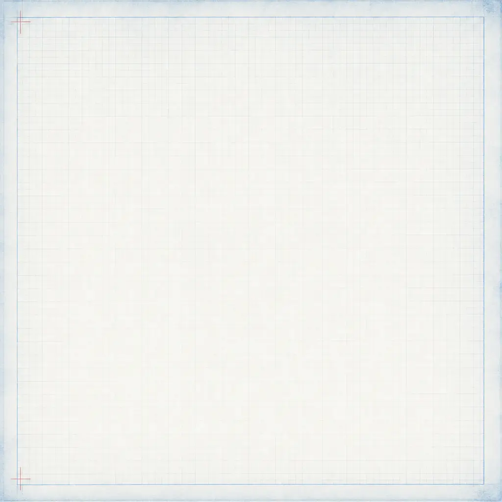 Faint blue grid printed on drafting film